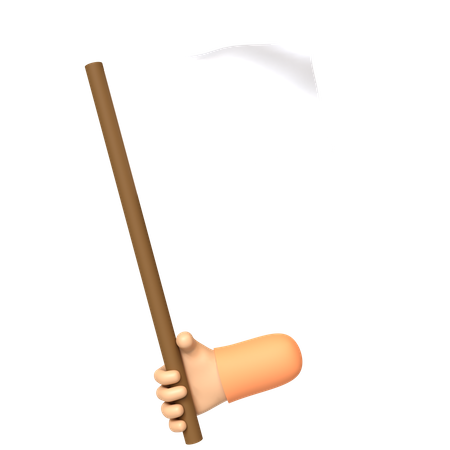 Bandeira branca de mãos dadas  3D Illustration