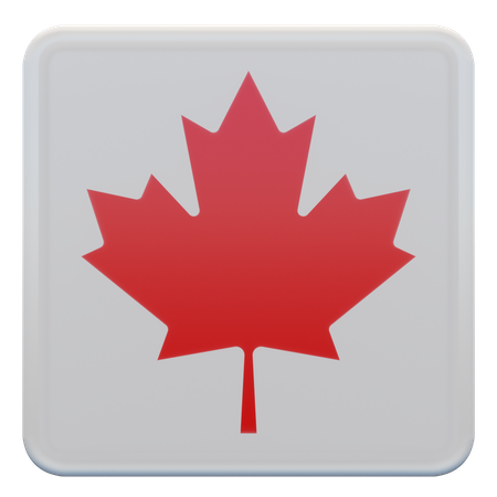 Bandeira do Canada  3D Flag