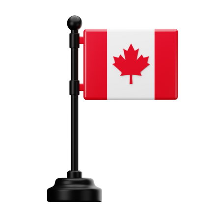 Bandeira do Canada  3D Icon