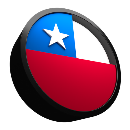 Bandeira do chile  3D Flag