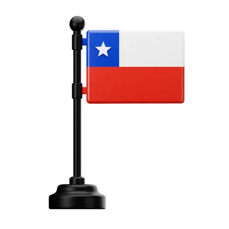 Bandeira do chile  3D Icon
