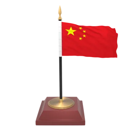 Bandeira chinesa  3D Icon