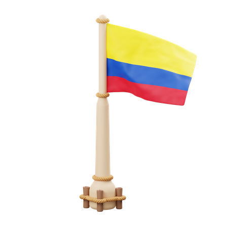 Bandeira da colômbia  3D Icon