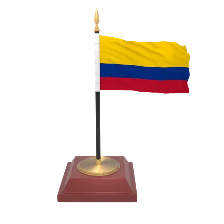 Bandeira da colômbia  3D Icon
