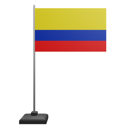 Bandeira da Colômbia  3D Icon