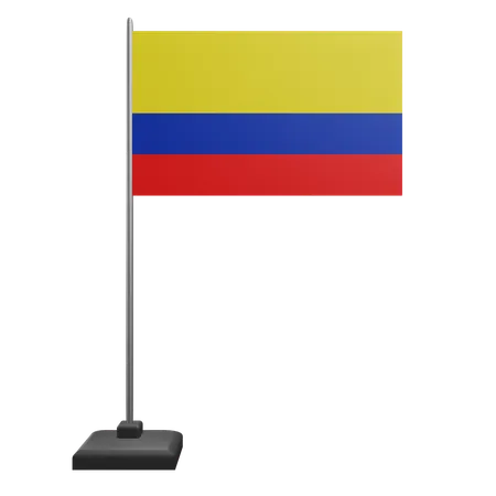 Bandeira da Colômbia  3D Icon