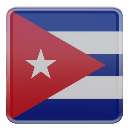 Bandeira cubana  3D Flag