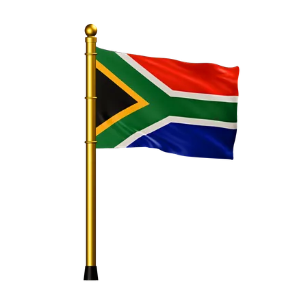 Bandeira da África do Sul  3D Icon