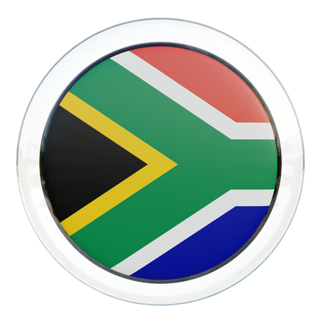 Bandeira da África do Sul  3D Flag