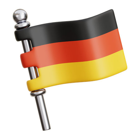 Bandeira da alemanha  3D Icon