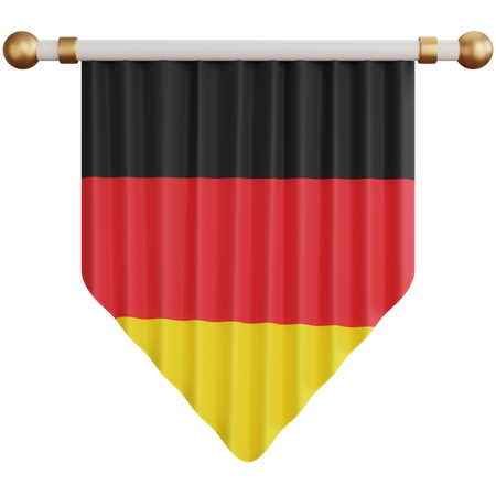 Bandeira da alemanha  3D Icon