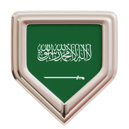 Bandeira da Arábia Saudita  3D Icon