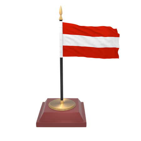Bandeira da Áustria  3D Icon