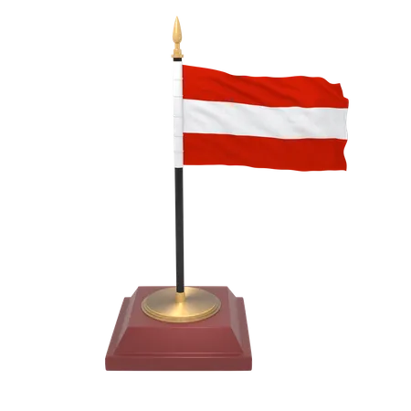 Bandeira da Áustria  3D Icon