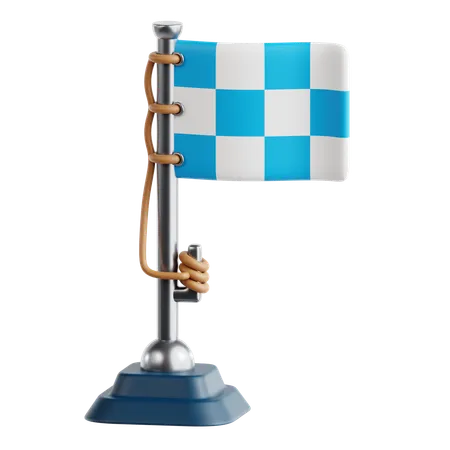 Bandeira da Baviera  3D Icon