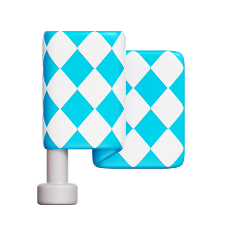 Bandeira da Baviera  3D Icon