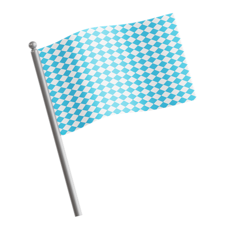 Bandeira da Baviera  3D Icon