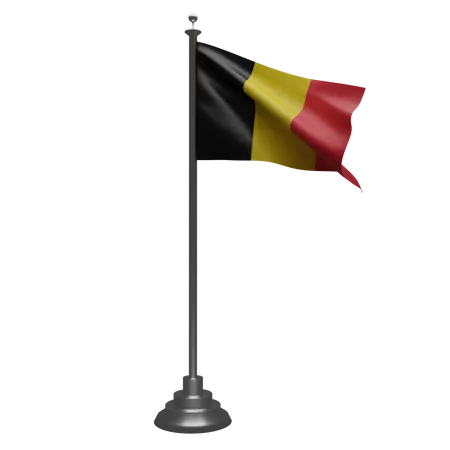 Bandeira da Bélgica  3D Illustration