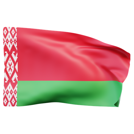 Bandeira da Bielorrússia  3D Icon