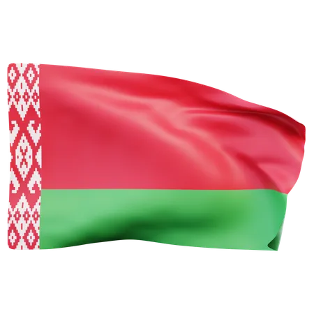 Bandeira da Bielorrússia  3D Icon