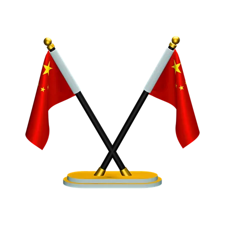 Bandeira chinesa  3D Icon