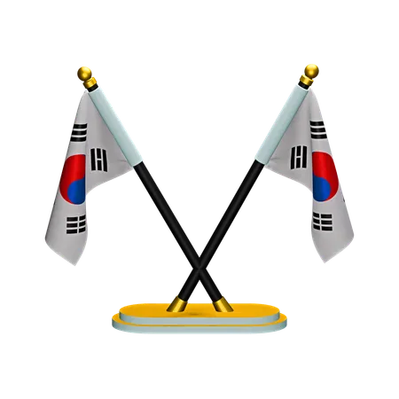 Bandeira da Coreia do Sul  3D Icon