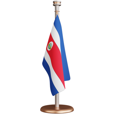 Bandeira da costa rica  3D Icon