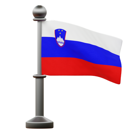 Bandeira da Eslovênia  3D Icon
