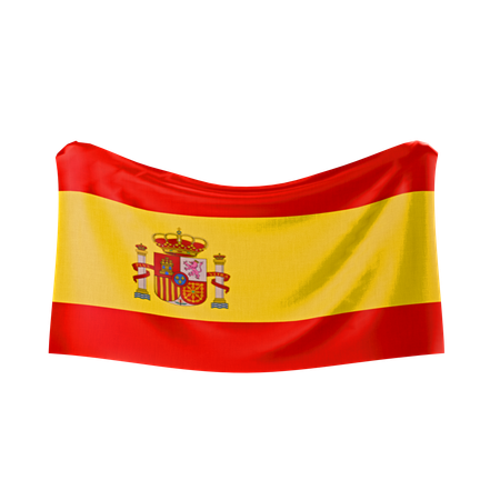 Bandeira da espanha  3D Icon