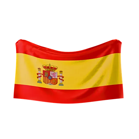 Bandeira da espanha  3D Icon