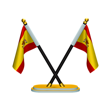 Bandeira da espanha  3D Icon