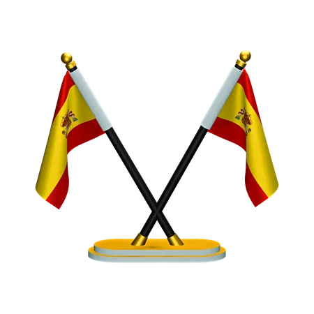 Bandeira da espanha  3D Icon