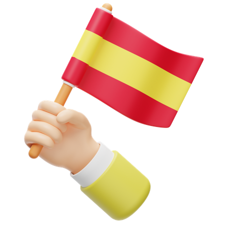 Bandeira da espanha  3D Icon