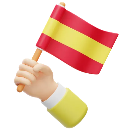 Bandeira da espanha  3D Icon