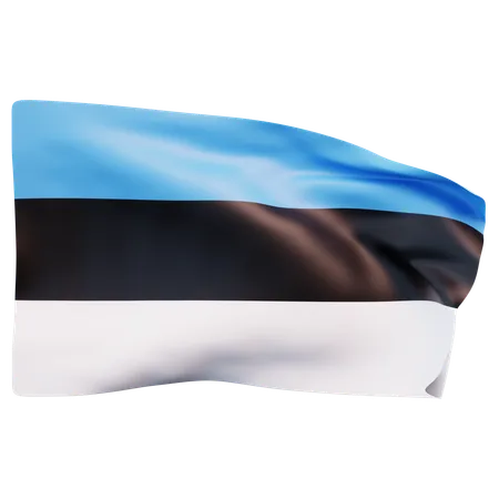 Bandeira da Estónia  3D Icon