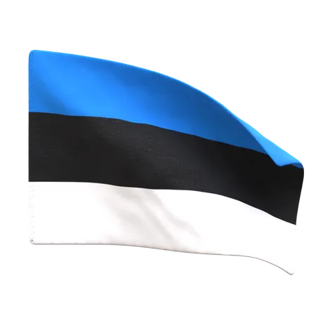 Bandeira da Estónia  3D Icon