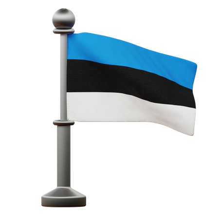 Bandeira da Estônia  3D Icon