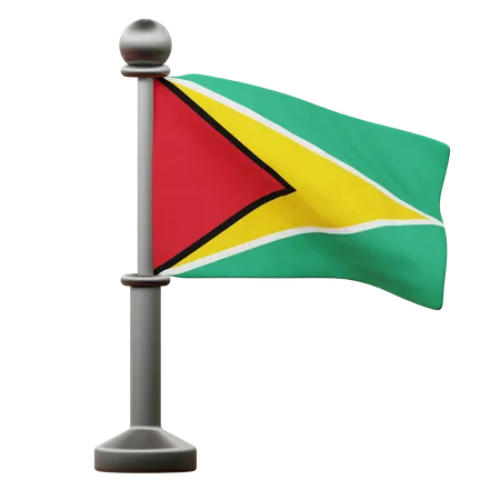 Bandeira da guiana  3D Icon