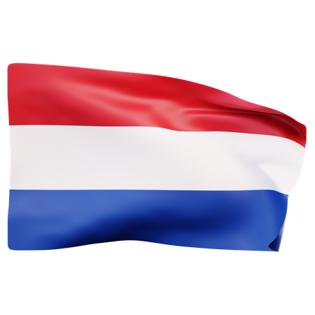 Bandeira da Holanda  3D Icon