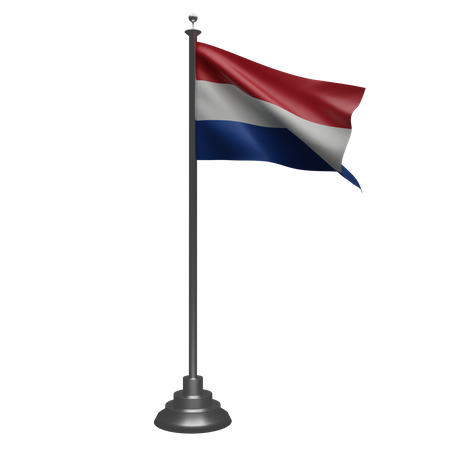 Bandeira da Holanda  3D Illustration