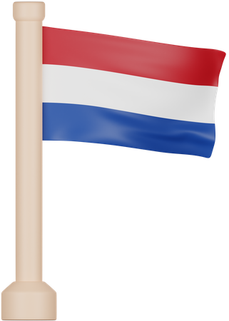 Bandeira da Holanda  3D Icon