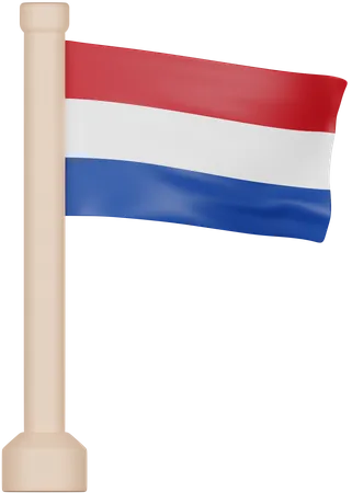 Bandeira da Holanda  3D Icon