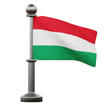 Bandeira da Hungria  3D Icon