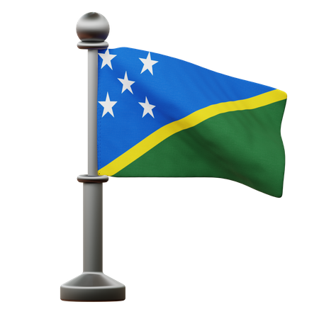 Bandeira da ilha salomão  3D Icon