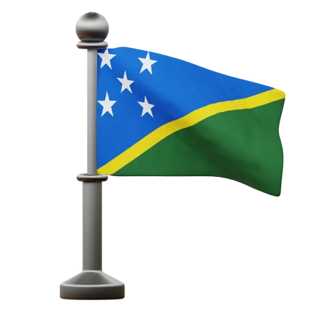 Bandeira da ilha salomão  3D Icon