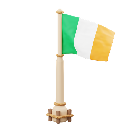 Bandeira da irlanda  3D Icon