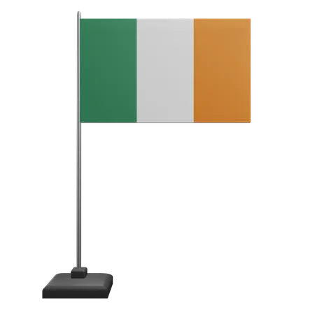 Bandeira da irlanda  3D Icon