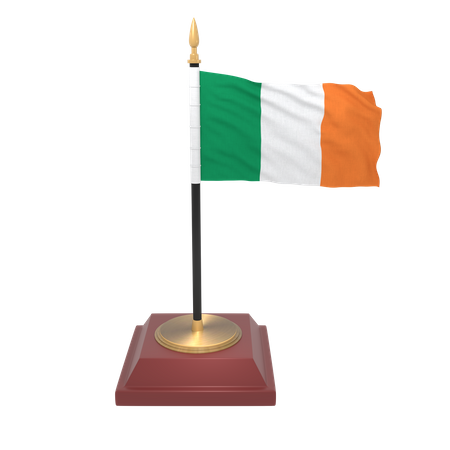 Bandeira da irlanda  3D Icon