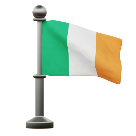 Bandeira da irlanda  3D Icon