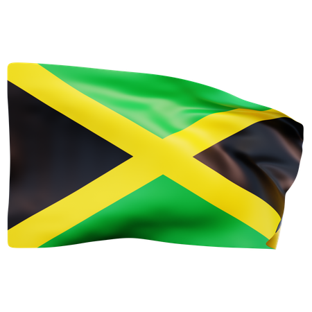 Bandeira da jamaica  3D Icon